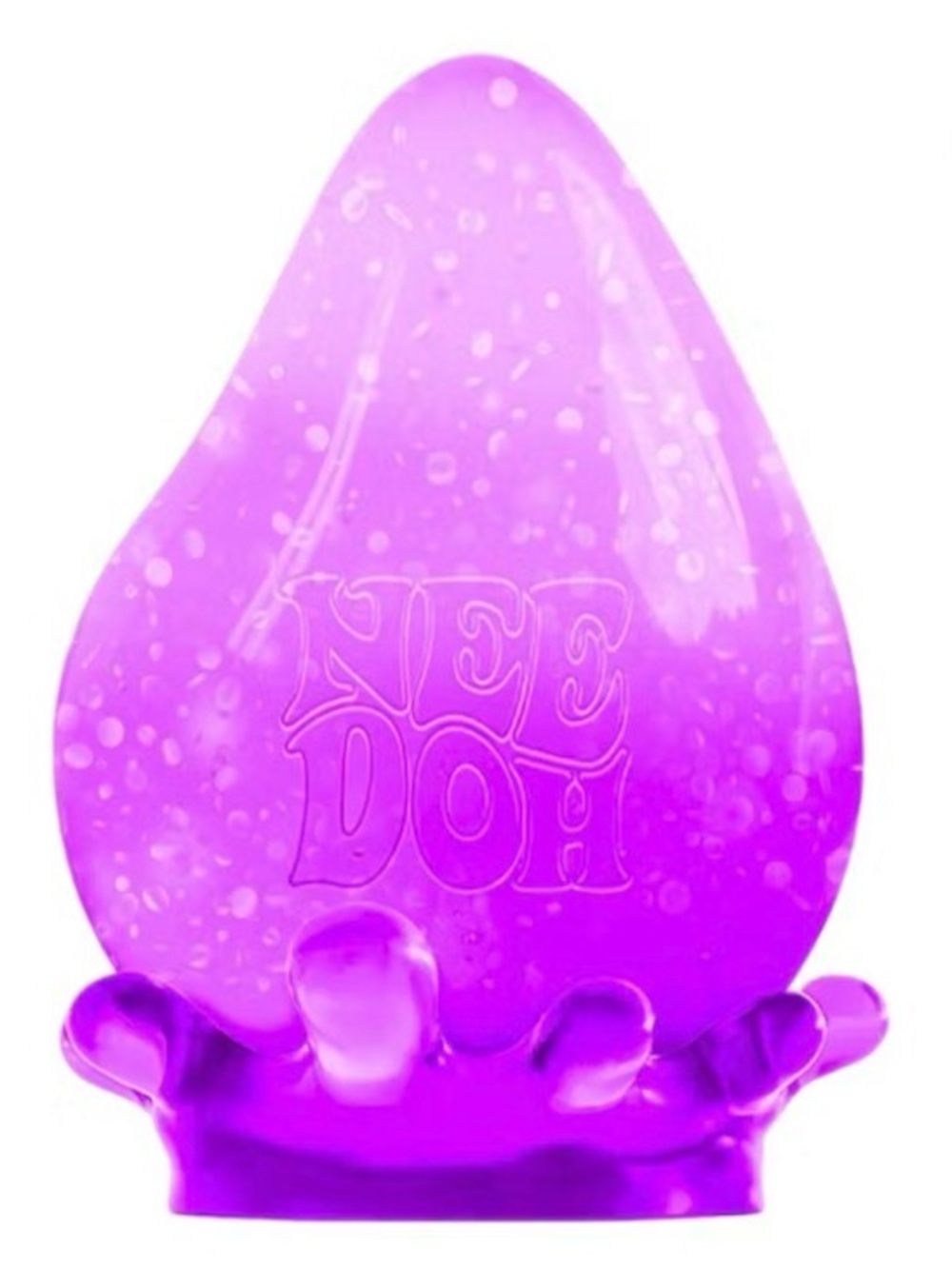 NeeDoh Dream Drop Squishy Fidget Toy-Galactic Glow in Nebula Haze Purple